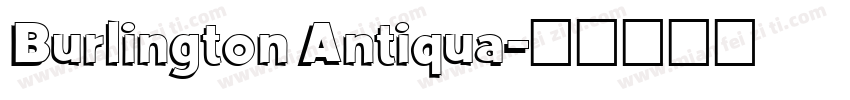 Burlington Antiqua字体转换
